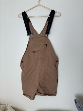 Picture Organic Brown Short Overalls Romper